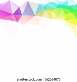 Colorful Polygonal Mosaic Background, Creative Design Templates