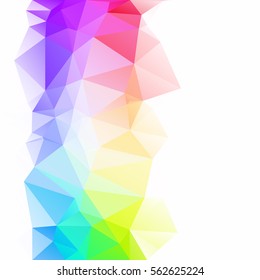 Colorful Polygonal Mosaic Background, Creative Design Templates