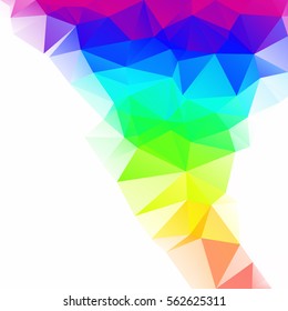 Colorful Polygonal Mosaic Background, Creative Design Templates