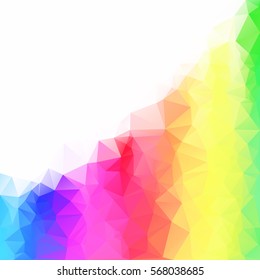Colorful Polygonal Mosaic Background, Creative Design Templates
