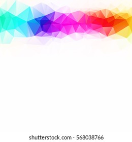 Colorful Polygonal Mosaic Background, Creative Design Templates