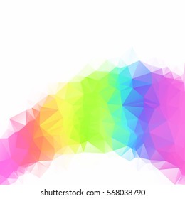 Colorful Polygonal Mosaic Background, Creative Design Templates
