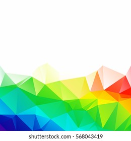 Colorful Polygonal Mosaic Background, Creative Design Templates