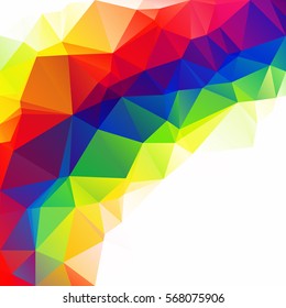 Colorful Polygonal Mosaic Background, Creative Design Templates