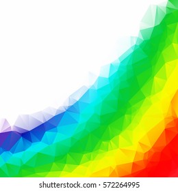 Colorful Polygonal Mosaic Background, Creative Design Templates