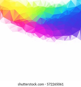 Colorful Polygonal Mosaic Background, Creative Design Templates