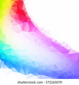 Colorful Polygonal Mosaic Background, Creative Design Templates