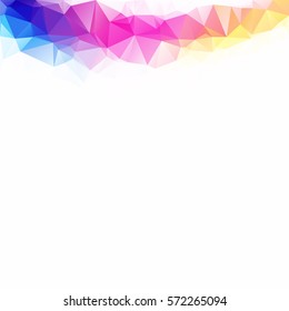 Colorful Polygonal Mosaic Background, Creative Design Templates