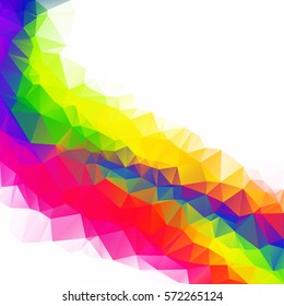 Colorful Polygonal Mosaic Background, Creative Design Templates