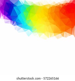 Colorful Polygonal Mosaic Background, Creative Design Templates