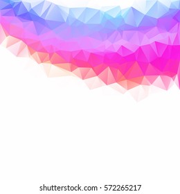 Colorful Polygonal Mosaic Background, Creative Design Templates