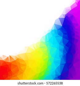 Colorful Polygonal Mosaic Background, Creative Design Templates