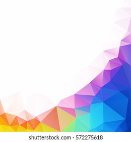Colorful Polygonal Mosaic Background, Creative Design Templates