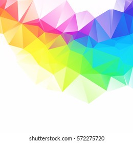 Colorful Polygonal Mosaic Background, Creative Design Templates
