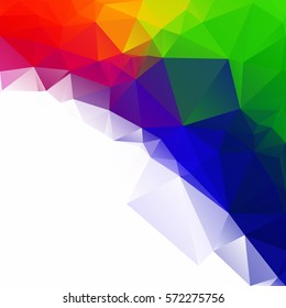 Colorful Polygonal Mosaic Background, Creative Design Templates