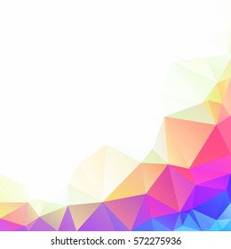 Colorful Polygonal Mosaic Background, Creative Design Templates