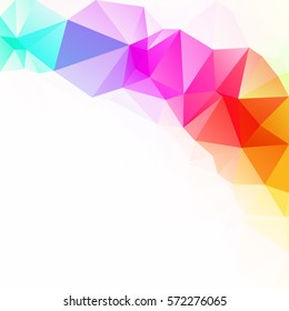 Colorful Polygonal Mosaic Background, Creative Design Templates