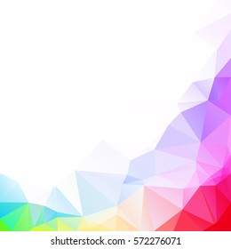 Colorful Polygonal Mosaic Background, Creative Design Templates