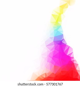 Colorful Polygonal Mosaic Background, Creative Design Templates