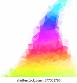 Colorful Polygonal Mosaic Background, Creative Design Templates