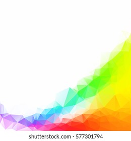 Colorful Polygonal Mosaic Background, Creative Design Templates