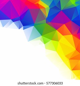 Colorful Polygonal Mosaic Background, Creative Design Templates