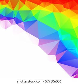 Colorful Polygonal Mosaic Background, Creative Design Templates
