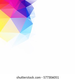 Colorful Polygonal Mosaic Background, Creative Design Templates