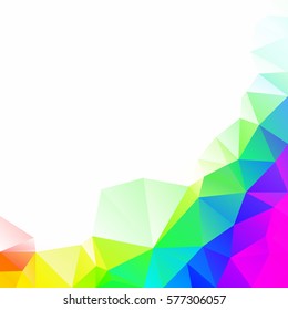 Colorful Polygonal Mosaic Background, Creative Design Templates