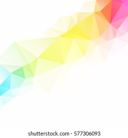 Colorful Polygonal Mosaic Background, Creative Design Templates