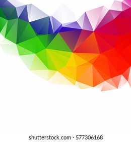 Colorful Polygonal Mosaic Background, Creative Design Templates