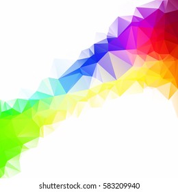 Colorful Polygonal Mosaic Background, Creative Design Templates