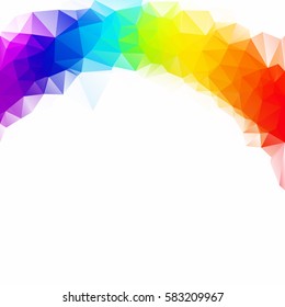 Colorful Polygonal Mosaic Background, Creative Design Templates