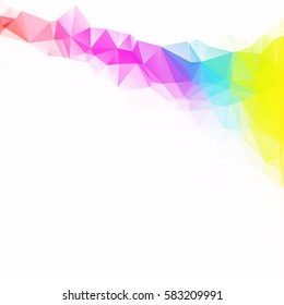 Colorful Polygonal Mosaic Background, Creative Design Templates