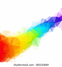 Colorful Polygonal Mosaic Background, Creative Design Templates