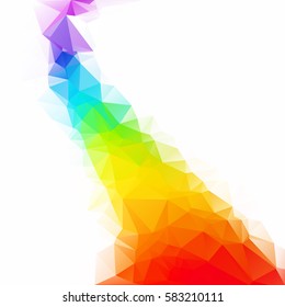 Colorful Polygonal Mosaic Background, Creative Design Templates