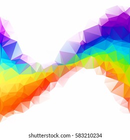 Colorful Polygonal Mosaic Background, Creative Design Templates