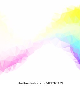 Colorful Polygonal Mosaic Background, Creative Design Templates