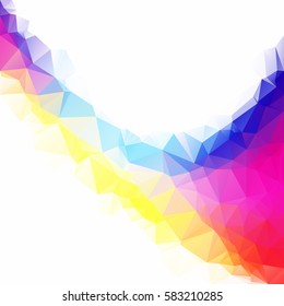 Colorful Polygonal Mosaic Background, Creative Design Templates