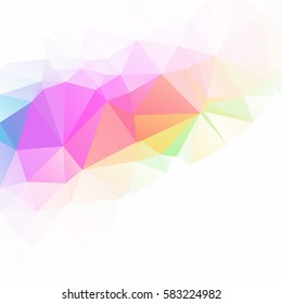 Colorful Polygonal Mosaic Background, Creative Design Templates