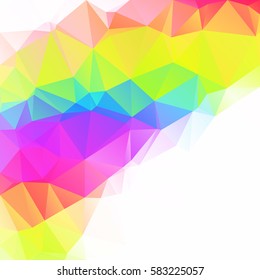 Colorful Polygonal Mosaic Background, Creative Design Templates
