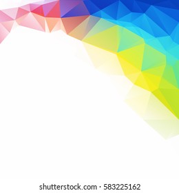 Colorful Polygonal Mosaic Background, Creative Design Templates