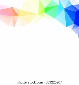 Colorful Polygonal Mosaic Background, Creative Design Templates