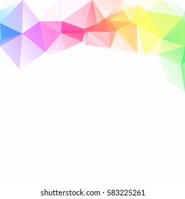 Colorful Polygonal Mosaic Background, Creative Design Templates