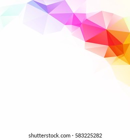 Colorful Polygonal Mosaic Background, Creative Design Templates