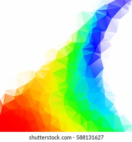Colorful Polygonal Mosaic Background, Creative Design Templates