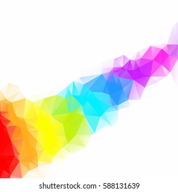 Colorful Polygonal Mosaic Background, Creative Design Templates