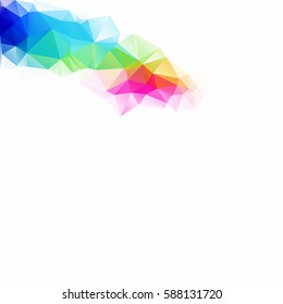 Colorful Polygonal Mosaic Background, Creative Design Templates