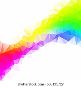 Colorful Polygonal Mosaic Background, Creative Design Templates