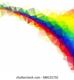 Colorful Polygonal Mosaic Background, Creative Design Templates